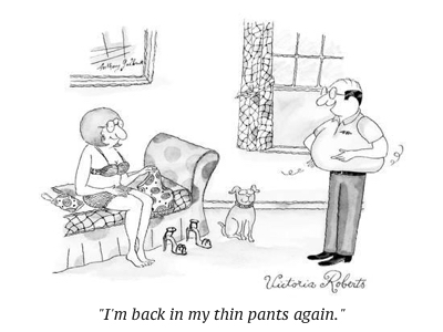 cartoon thin pants